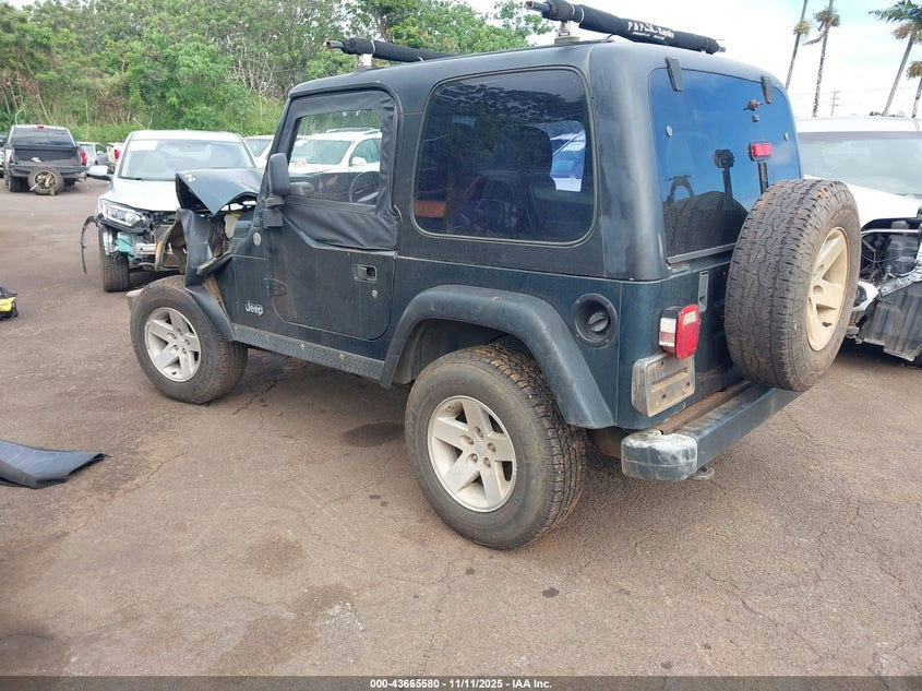2005 JEEP WRANGLER VIN 1J4FA69S65P379593 nuotrauka 3