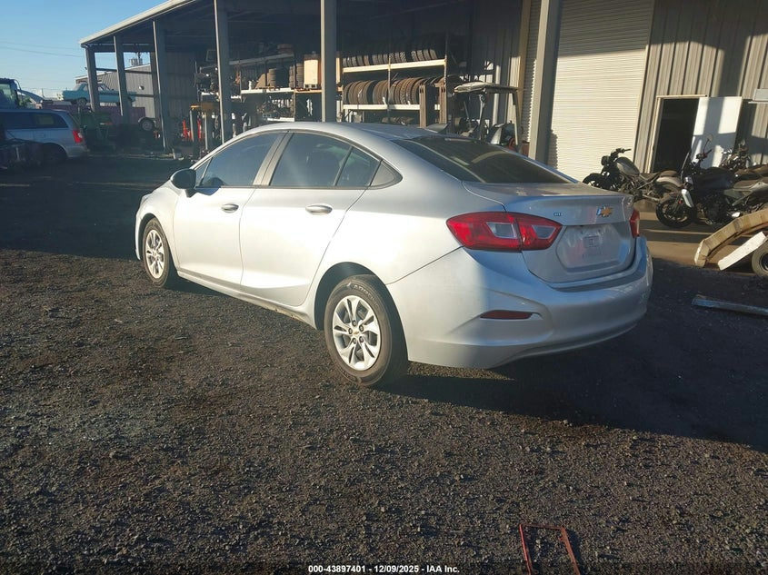 2019 CHEVROLET CRUZE VIN 1G1BJ5SM2K7105449 nuotrauka 3