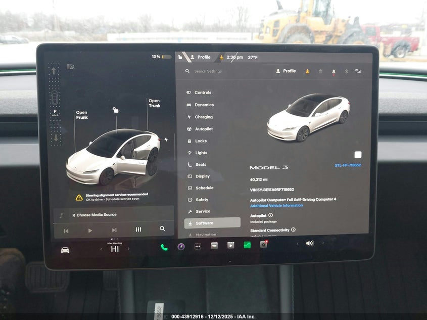 2024 TESLA MODEL 3 VIN 5YJ3E1EA9RF718652 nuotrauka 6