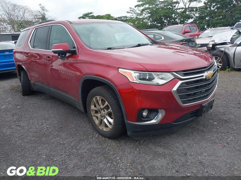 2019 CHEVROLET TRAVERSE VIN 1GNERGKW2KJ110638 nuotrauka 1