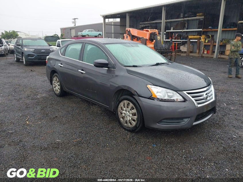 2014 NISSAN SENTRA VIN 3N1AB7AP6EL609397 nuotrauka 1