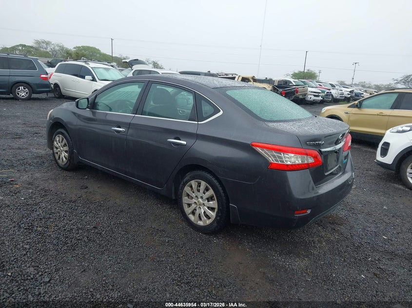 2014 NISSAN SENTRA VIN 3N1AB7AP6EL609397 nuotrauka 3