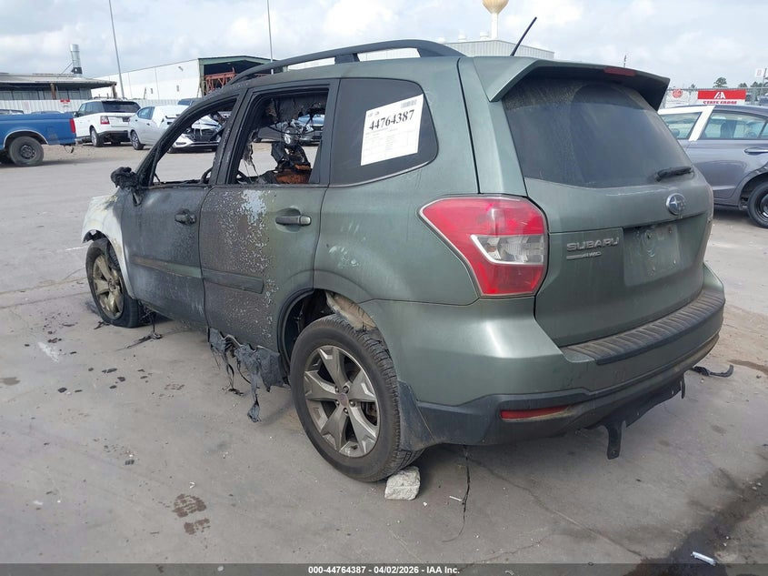2015 SUBARU FORESTER VIN JF2SJAHC0FH554547 nuotrauka 3