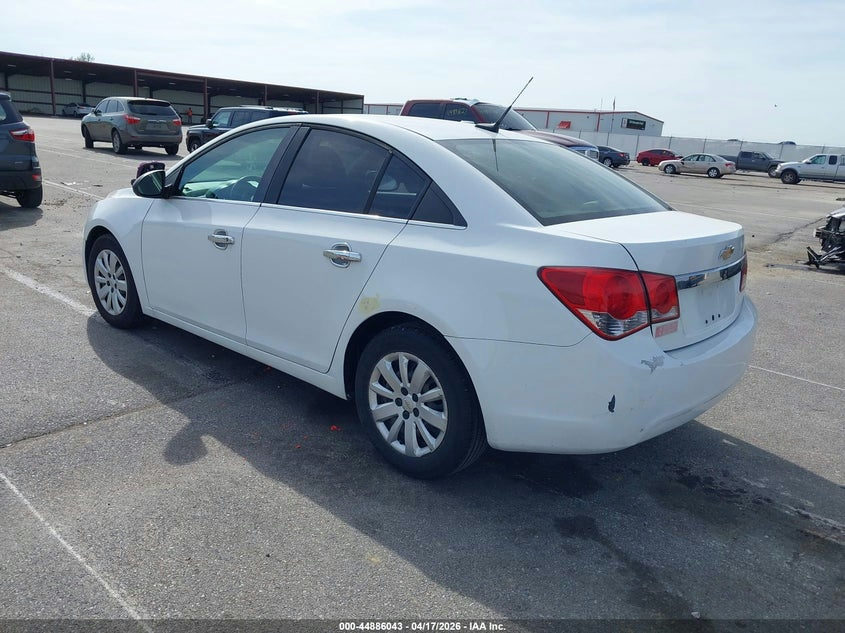 2011 CHEVROLET CRUZE VIN 1G1PC5SH6B7113640 nuotrauka 3
