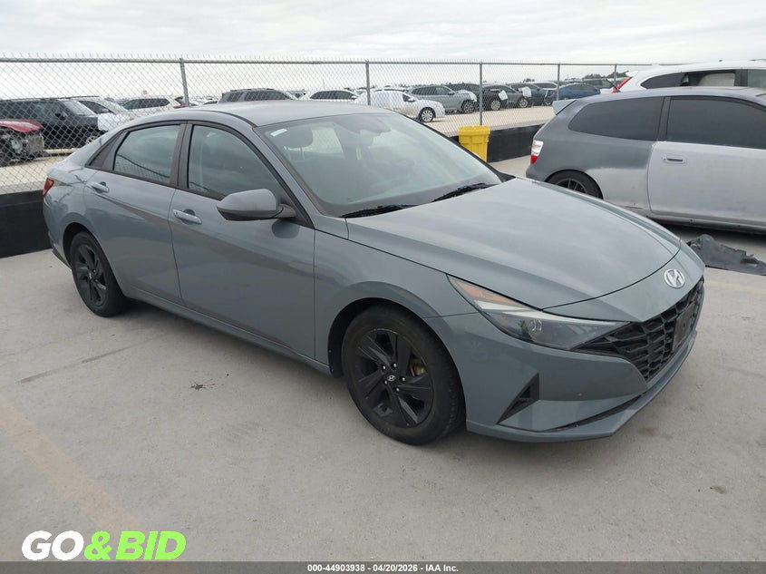 2021 HYUNDAI ELANTRA VIN KMHLM4AG7MU154896 nuotrauka 1