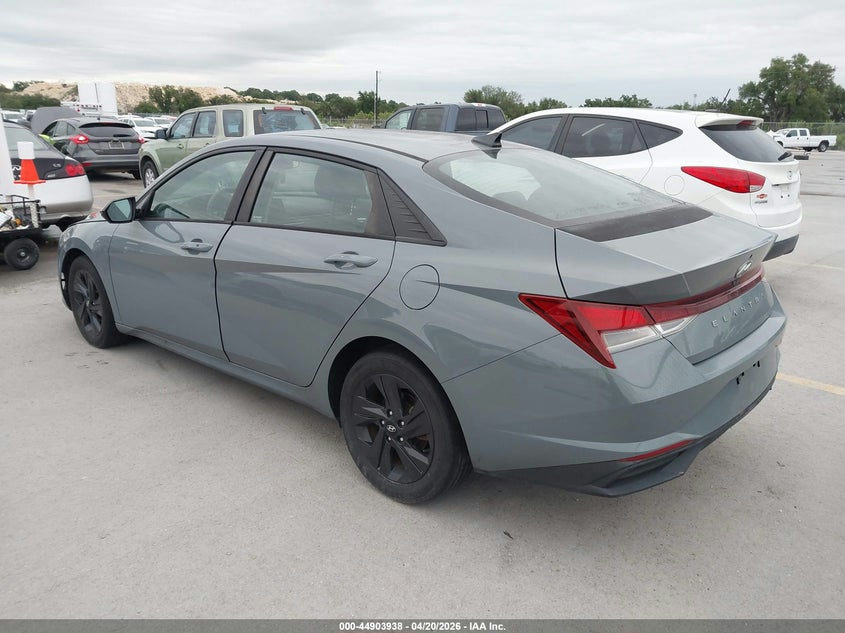2021 HYUNDAI ELANTRA VIN KMHLM4AG7MU154896 nuotrauka 3