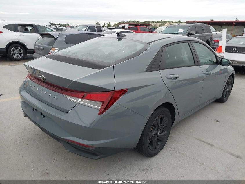2021 HYUNDAI ELANTRA VIN KMHLM4AG7MU154896 nuotrauka 4