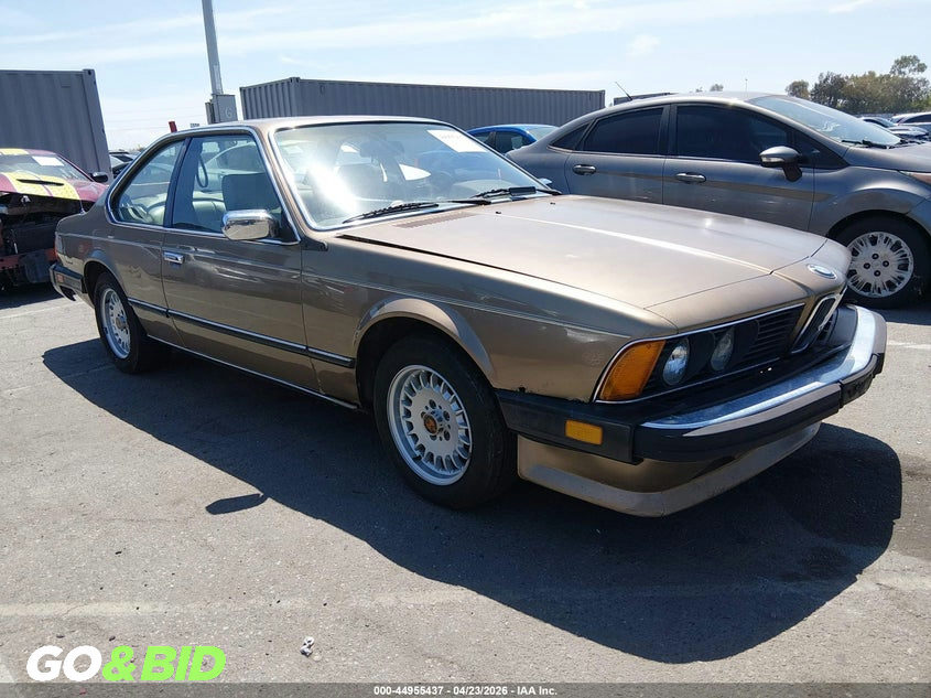 1985 BMW 6ER VIN WBAEC8403F0610597 nuotrauka 1