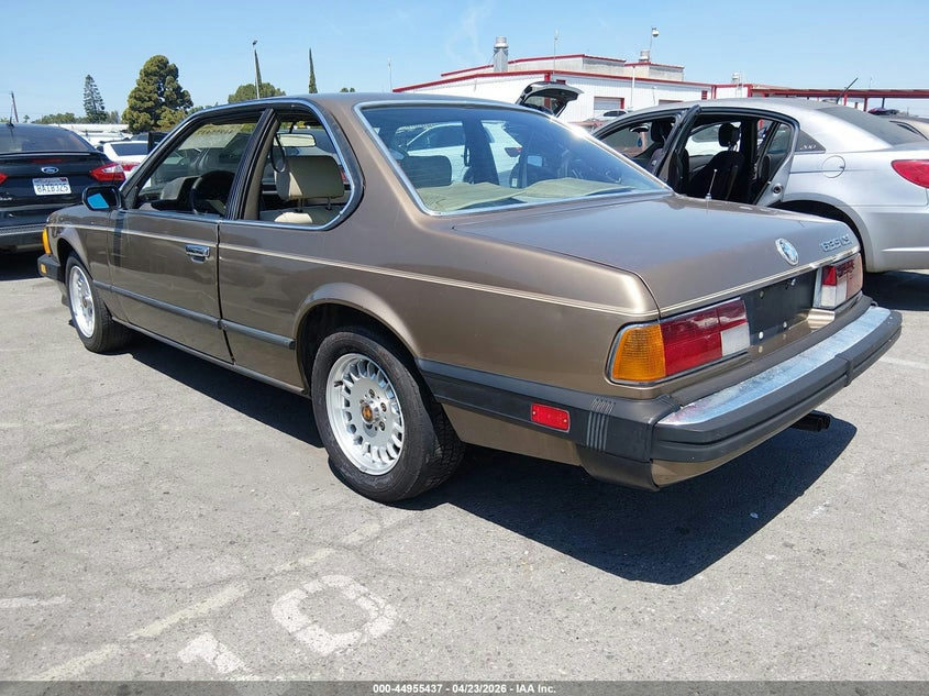 1985 BMW 6ER VIN WBAEC8403F0610597 nuotrauka 3