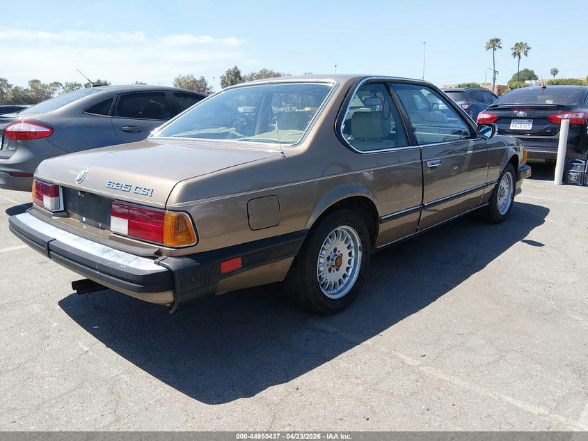 1985 BMW 6ER VIN WBAEC8403F0610597 nuotrauka 4